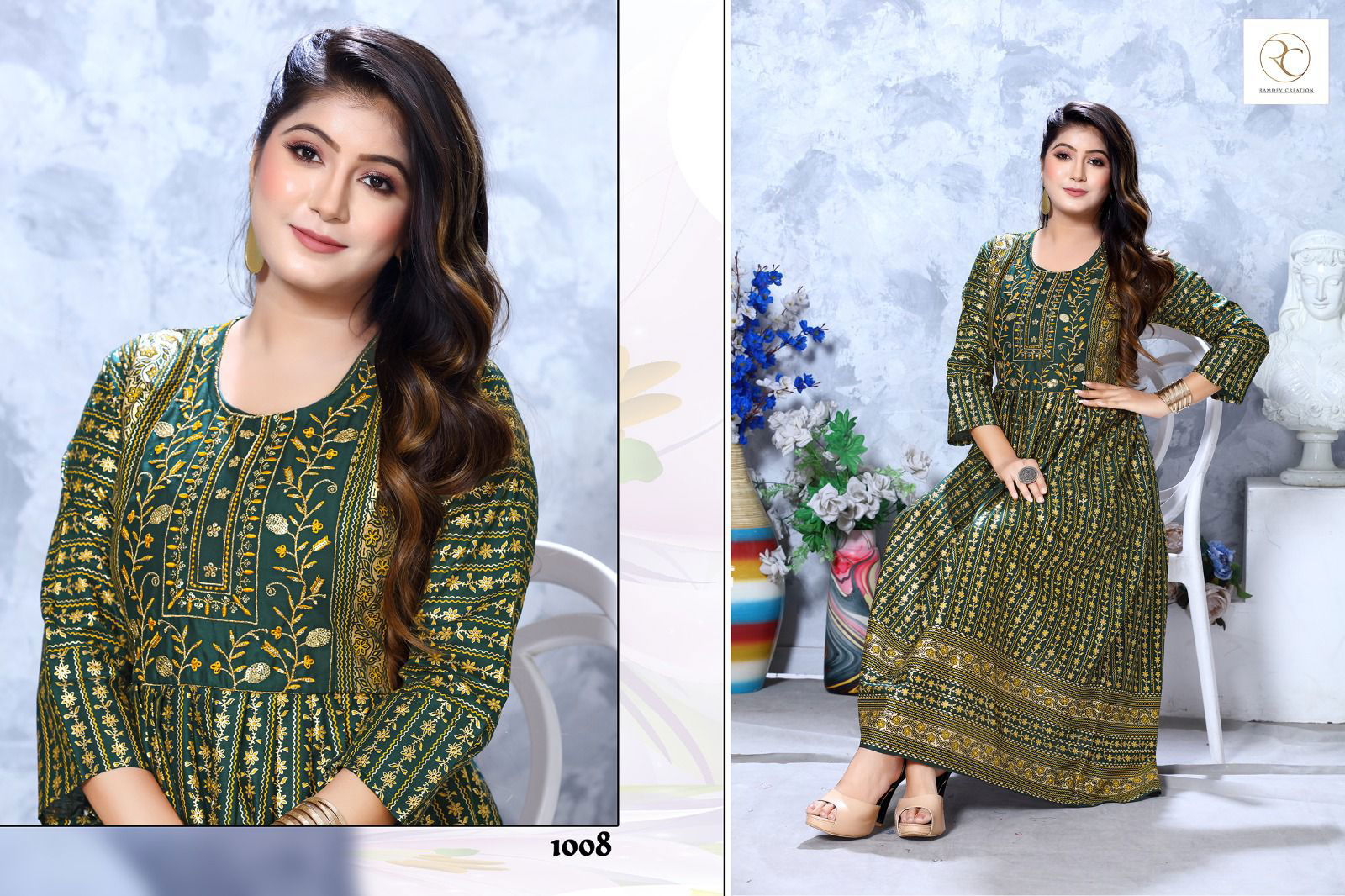 Rc Manchali Vol 5 Anarkali Kurti Catalog